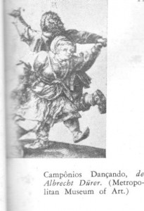 Camponeses dançando de Albrech Durer