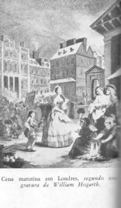 Cena Matutina em Londres, William Hogarth