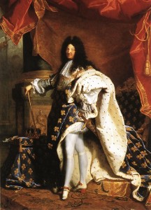 Luís XIV, rei da França. Retrato de Hyacinthe Rigaud.